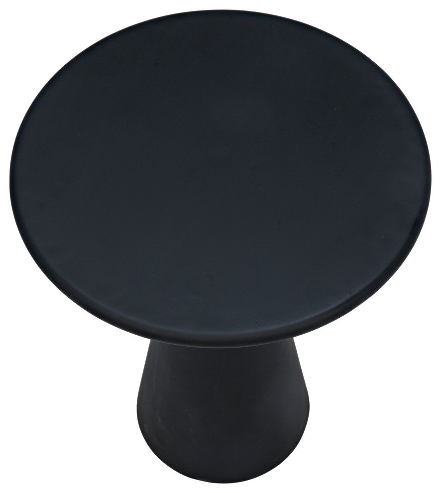 Idiom Side Table  Black Metal   Industrial   Side Tables And End Tables   by Noir  Houzz