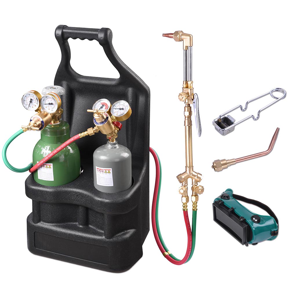 Yescom DOT Victor-Style Welding & Cutting Torch Kit Oxygen Acetylene