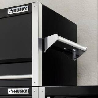 Husky 63.5 in. W Professional Duty Workbench Top Locker in Black (2-Pack) HPRO63TLOCKERBL