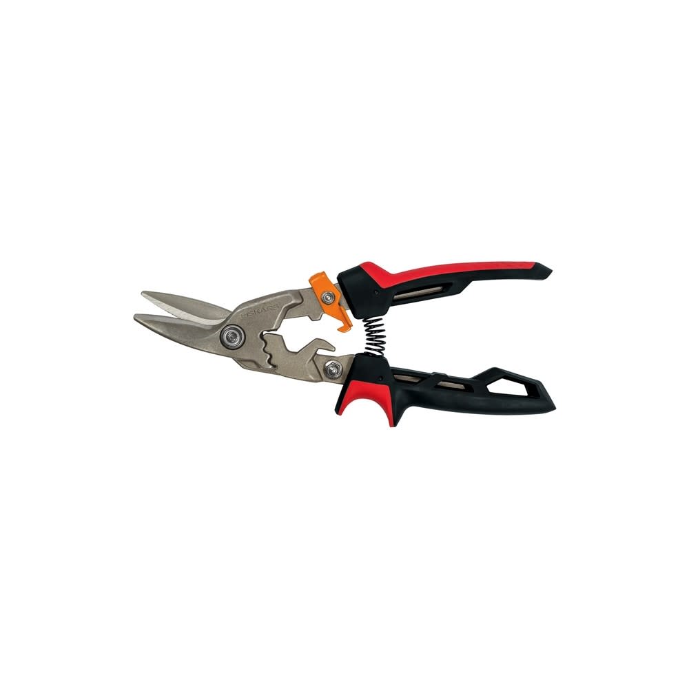 Fiskars Steel Blade Left Cut Aviation Snip with Steel Handle