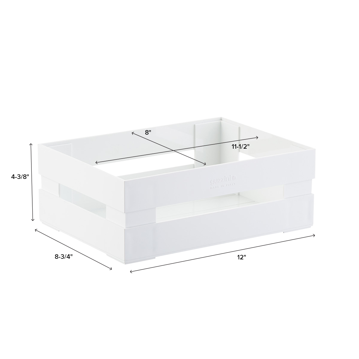 Guzzini White Italian Pantry Bins