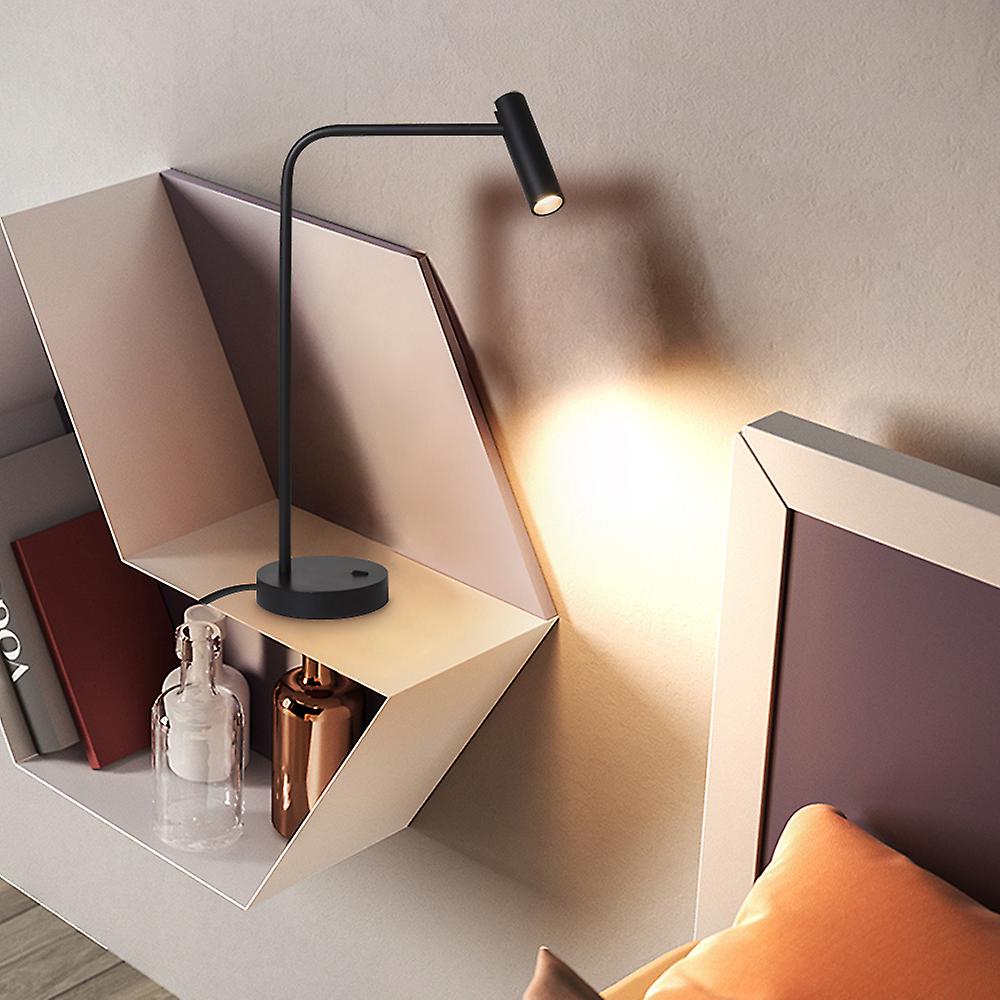 Nordic Led Office Table Light Metal Table Lamp With Switch Desk Book Reading Modern For Bedroom Study Stand Room Book Light