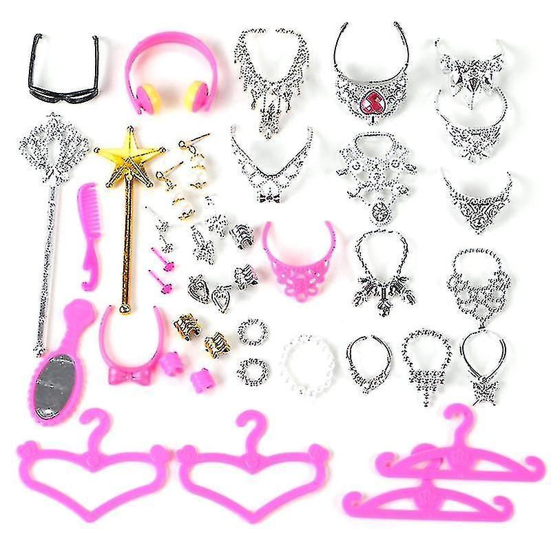 12in Dolls Clothing Accessories Role-play Toy Mini Jewelry Diy Toy Accessory