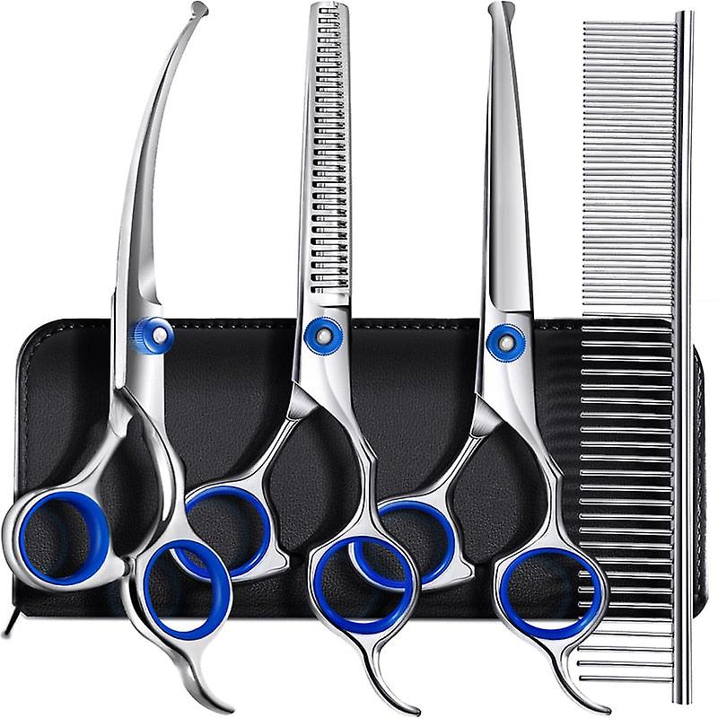 5 In 1 professional dog scissors kit