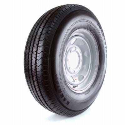 Loadstar Karrier Radial Trailer Tireamp 8-Hole Custom Spoke Wheel (8 6.5) 235 80R-16 LRD