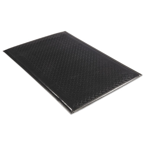 Millennium Mat Company Soft Step  Anti-Fatigue Floor Mat | 36 x 60， Black | MLL24030501DIAM