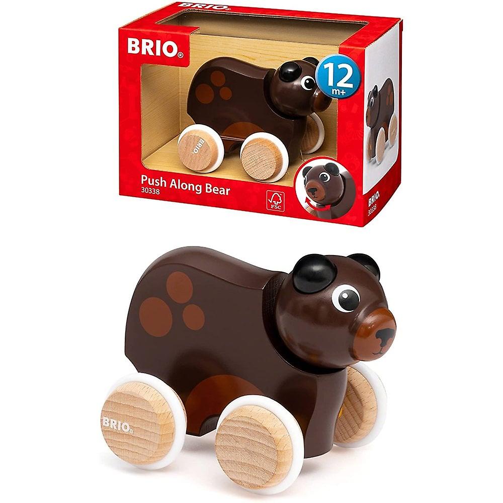 Brio 30338 Brio Push Along Bear  12m+