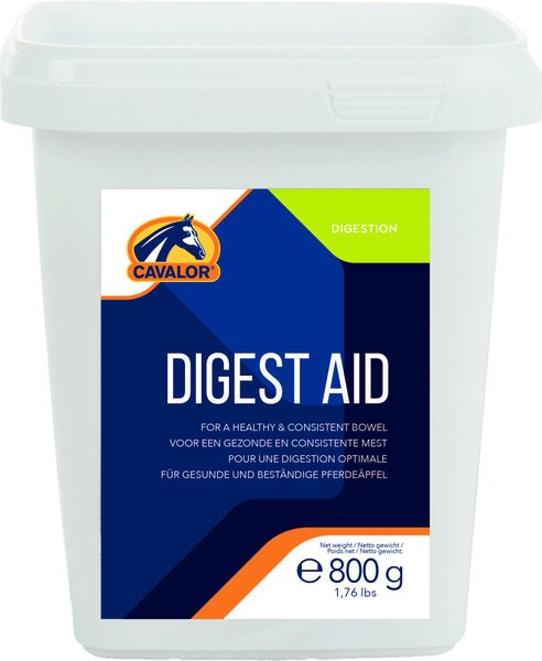 Cavalor Digest Aid Digestive Health Powder Horse Supplement， 800-gram tub