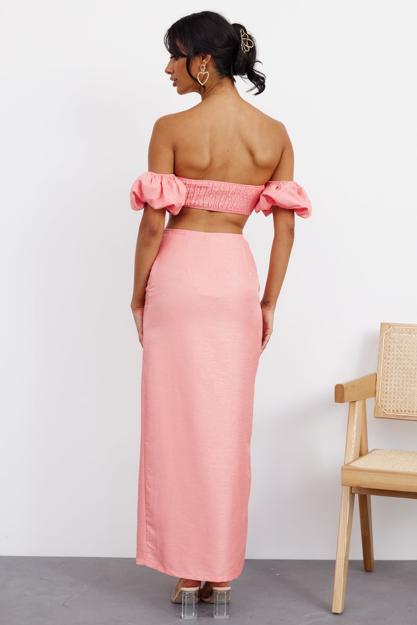 My Love Dive Maxi Skirt Pink