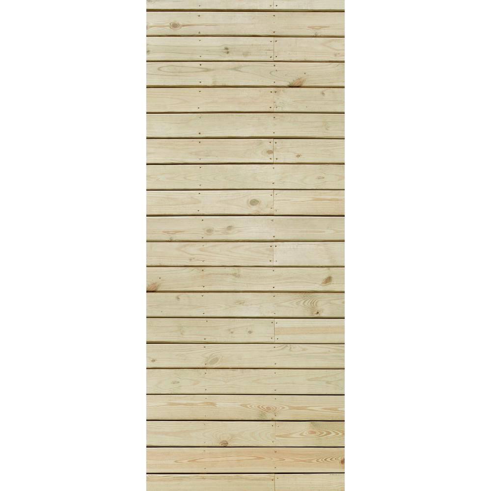 WeatherShield 54 in. x 6 in. x 16 ft. Standard Ground Contact Pressure-Treated Southern Yellow Pine Decking Board 253919