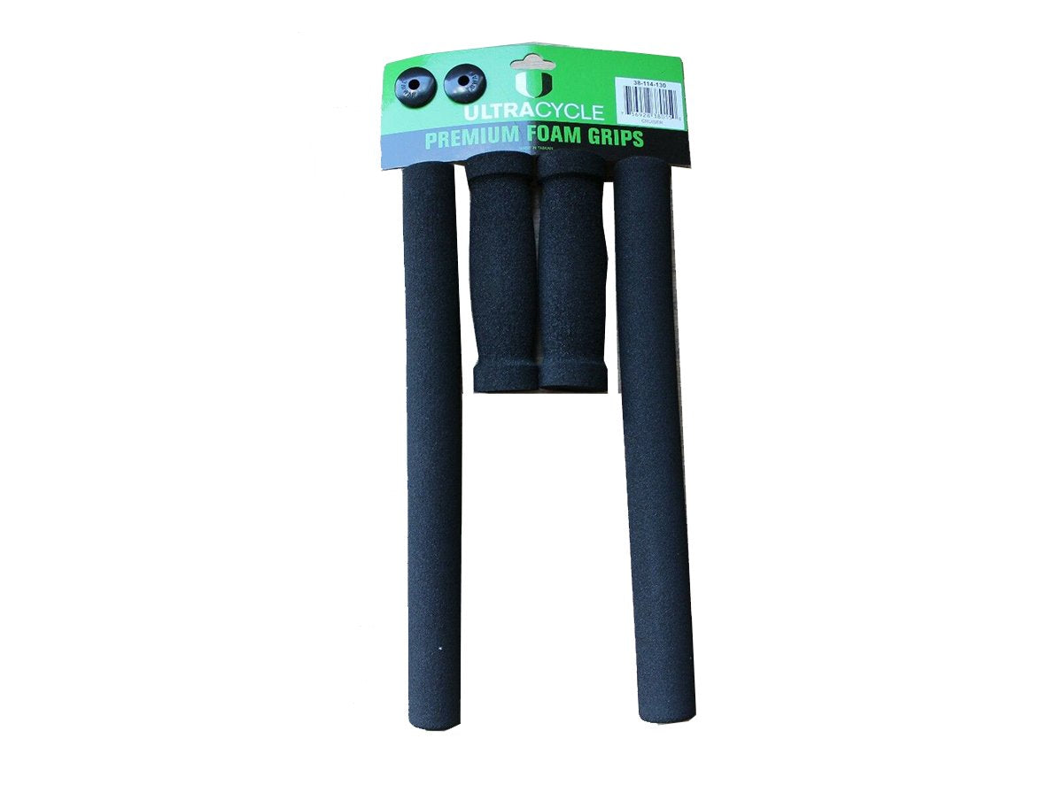 Ultracycle Foam Cruiser Grips Set - Black