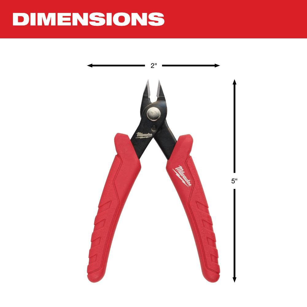 Milwaukee Mini Flush Cutters 48-22-6105 from Milwaukee