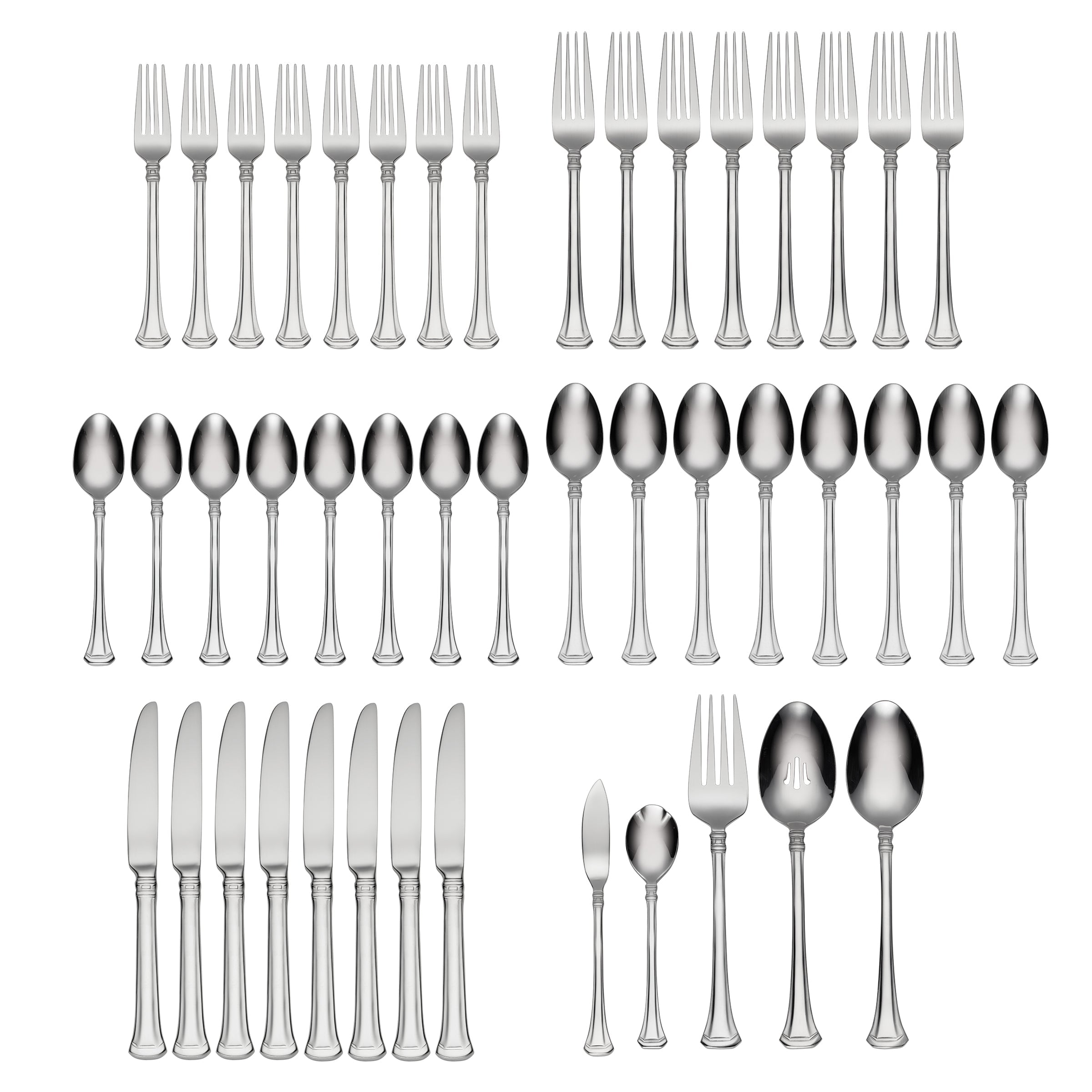 Apollonia 45 Piece Everyday Flatware Set