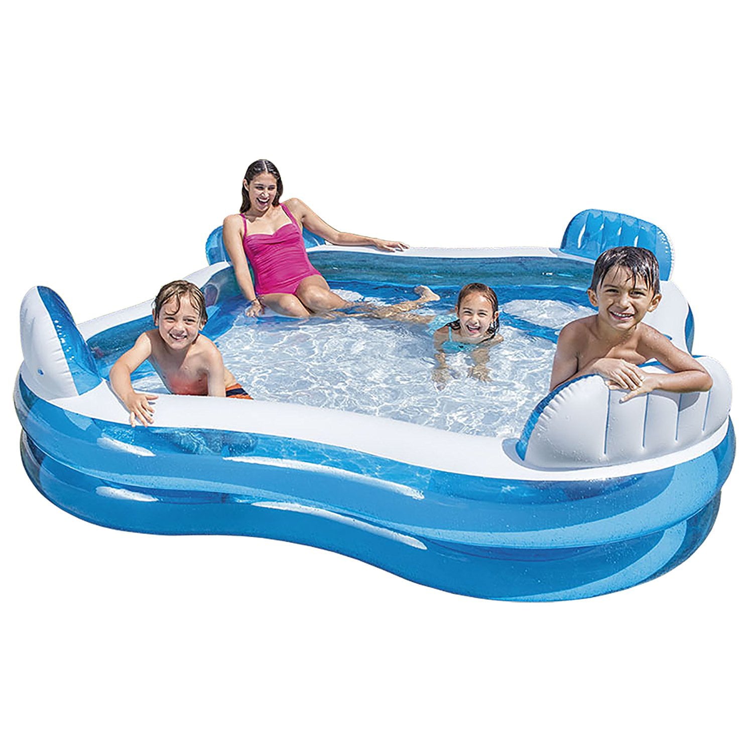 Intex Swim Center Family Lounge Inflatable Pool， 90