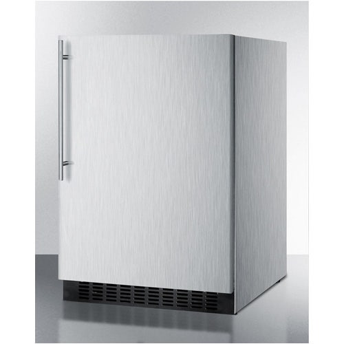 Summit Appliance FF64BXCSSHV Frost-Free All-Refrigerator For Built-In Or Freestanding Use，