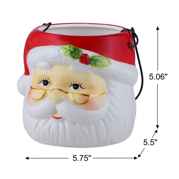 Nostalgic Ceramic Container Santa Claus