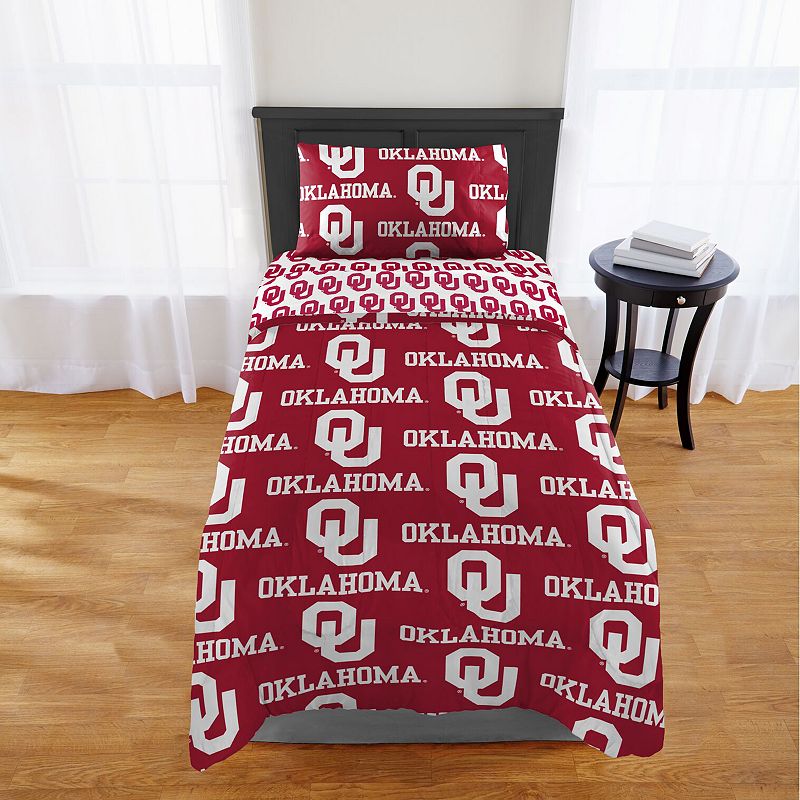 Oklahoma Sooners Twin Bed in a Bag Set