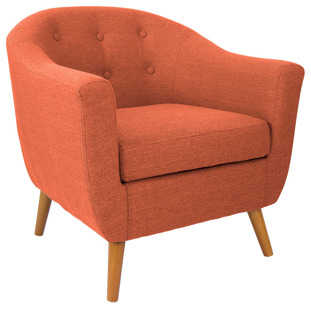 Lumisource Rockwell Accent Chair   Midcentury   Armchairs And Accent Chairs   Other   by LumiSource  Houzz