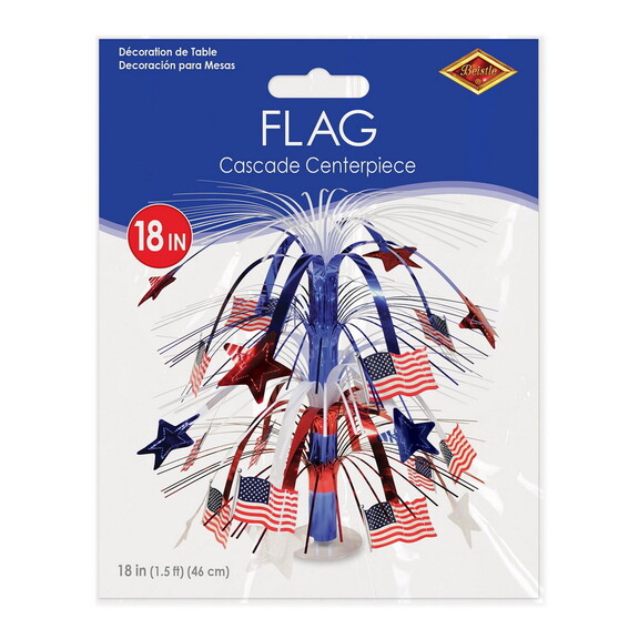 Beistle 50743 Flag Cascade Centerpiece  combinatio...