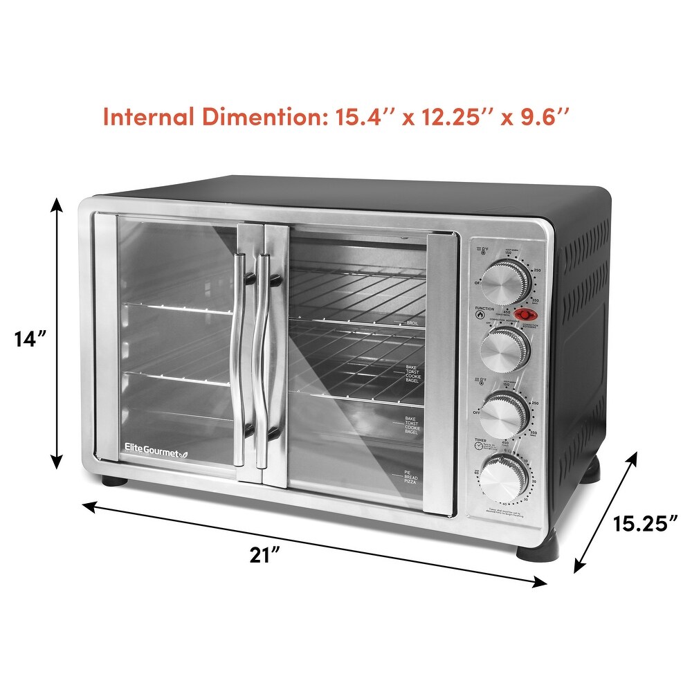 Elite Platinum Double Door Oven with Rotisserie and Convection Oven