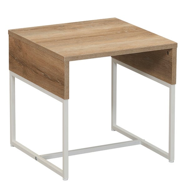 Wrap Modern End Table， Ashwood