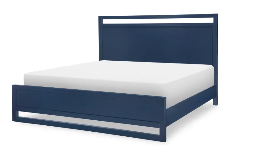 Summerland Blue King Size Bed