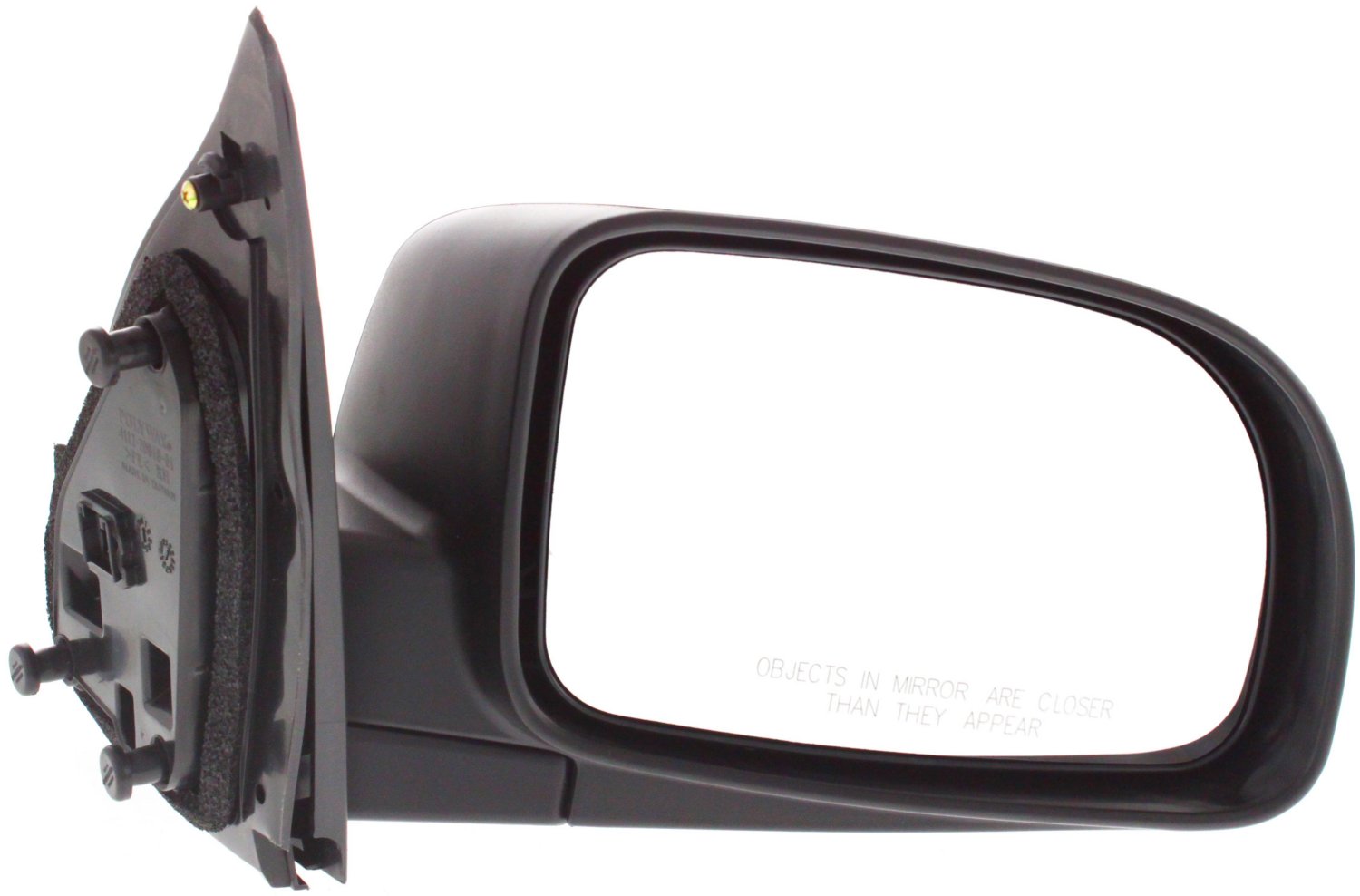 Mirror Compatible With 2007-2009 Hyundai Santa Fe Right Passenger Side Textured Black Kool-Vue