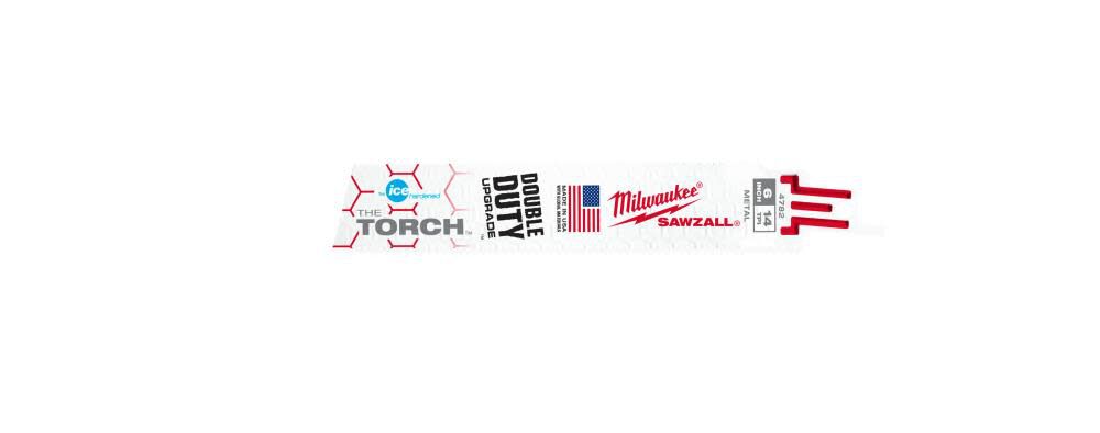 Milwaukee 6 in. 14 TPI THE TORCH Ice Hardened SAWZALL Blades 5PK 48-00-4782 from Milwaukee