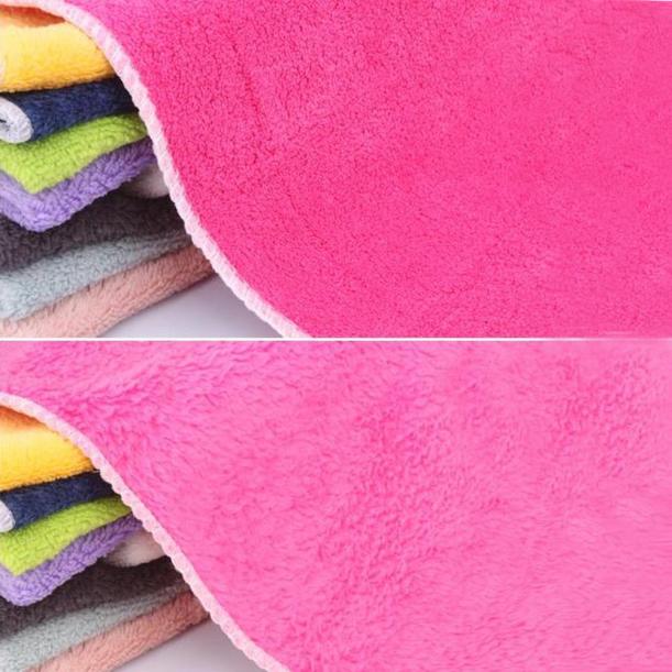 Iuhan Anti-grease Cloth Bamboo Fiber Washing Towel Magic Kitchen Cleaning Wiping Rags