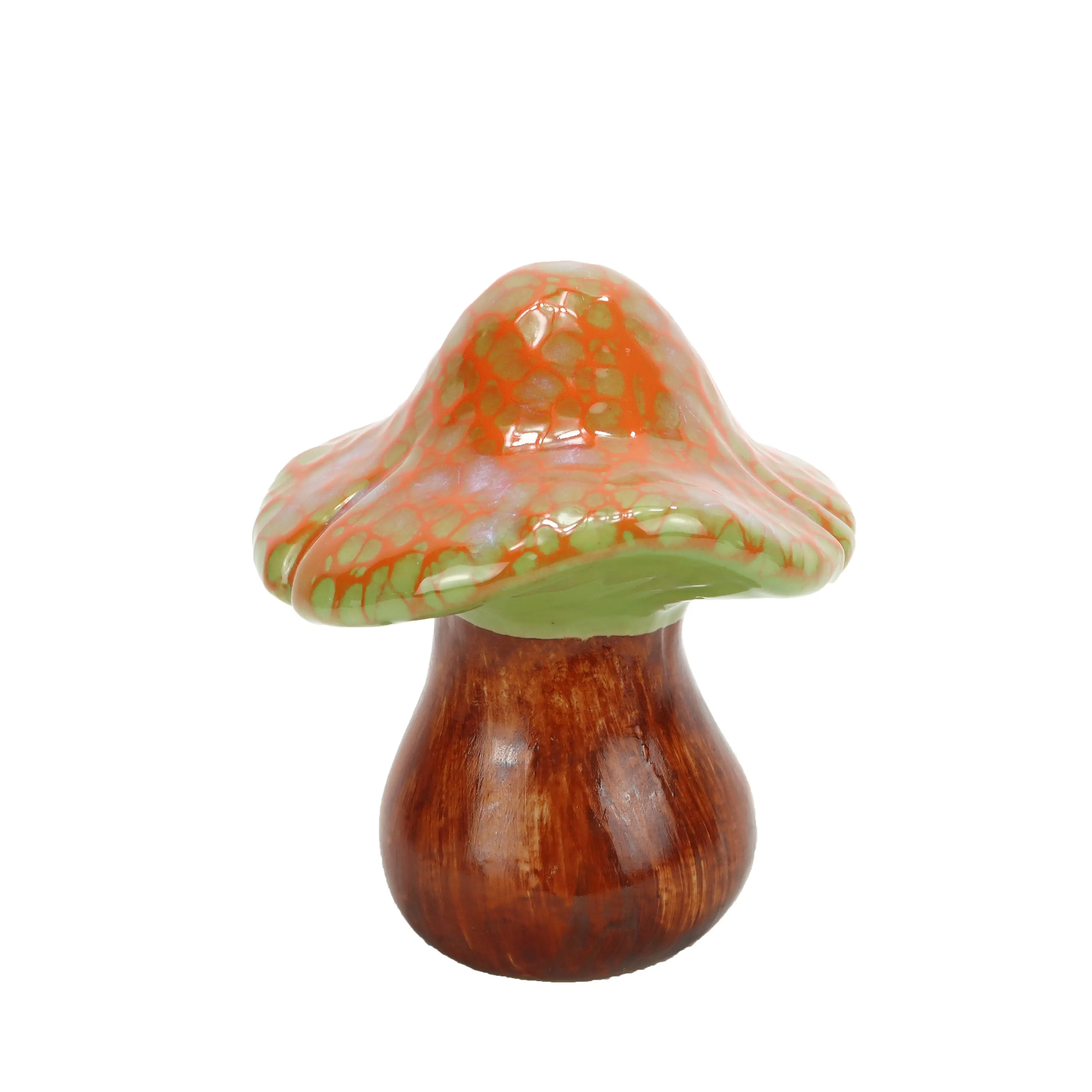 Nordic garden scenery ceramic ornaments artificial plant mushroom outdoor decoration simulation mushroom ceramic ornaments