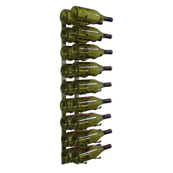 18-Bottle Stainless Epic Metal Wine Rack