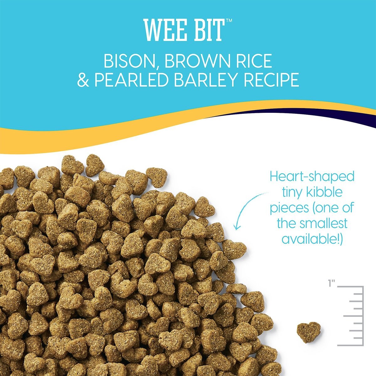 Solid Gold Wee Bit Bison and Brown Rice Recipe with Pearled Barley Small Breed Dry Dog Food