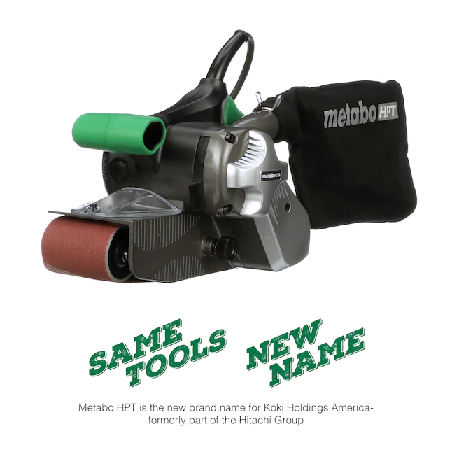 Metabo HPT 9-Amp Corded Belt Sander with Dust Management