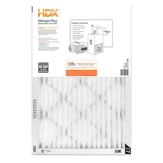 HDX 20 in. x 30 in. x 1 in. Allergen Plus Pleated Air Filter FPR 7 (2-Pack) HDX2P7-012030