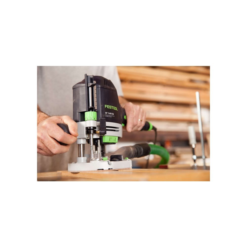 Festool 2 3/4 OF 1400 EQ-F-Plus Plunge Router with Systainer3