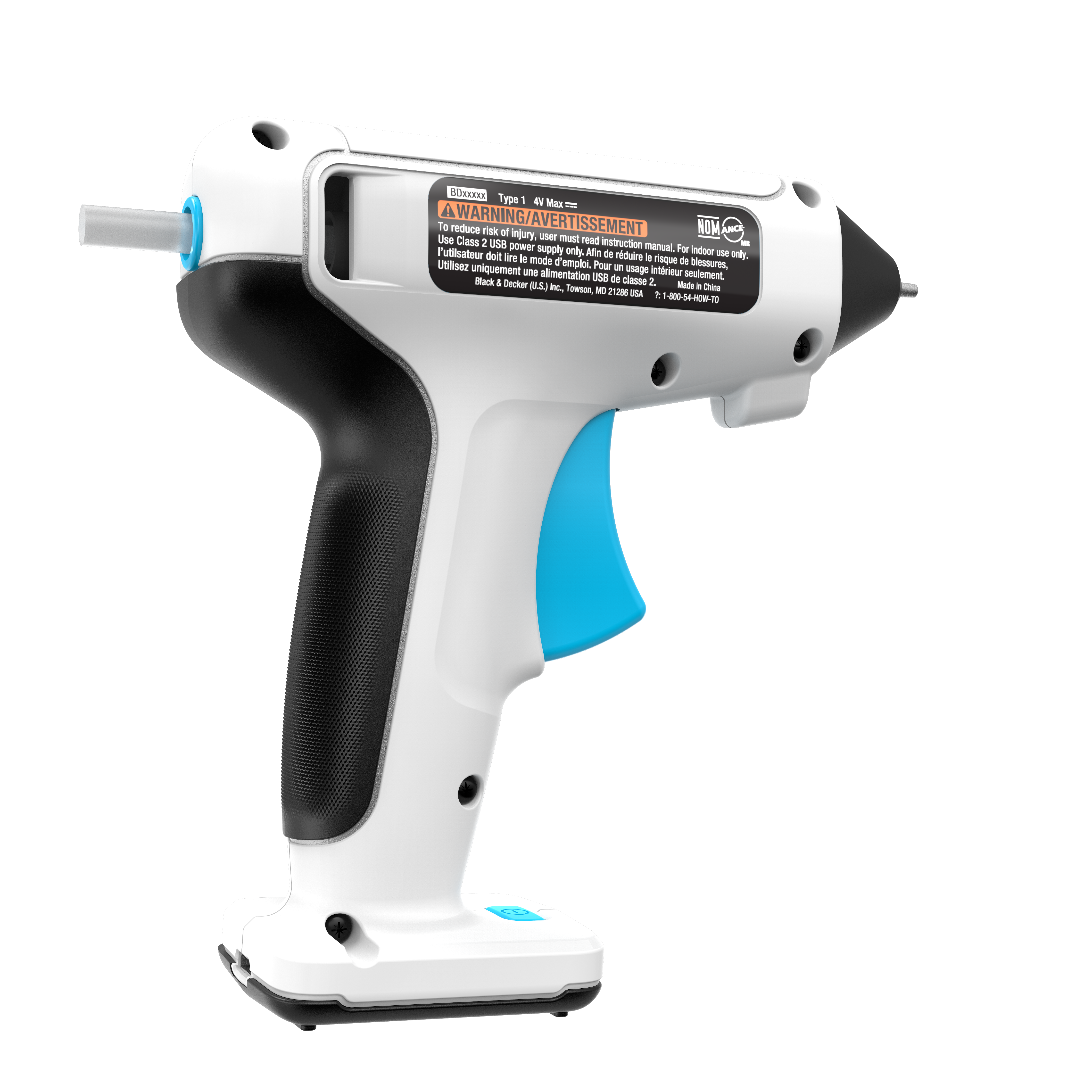 4V MAX* Cordless Glue Gun, USB Rechargeable