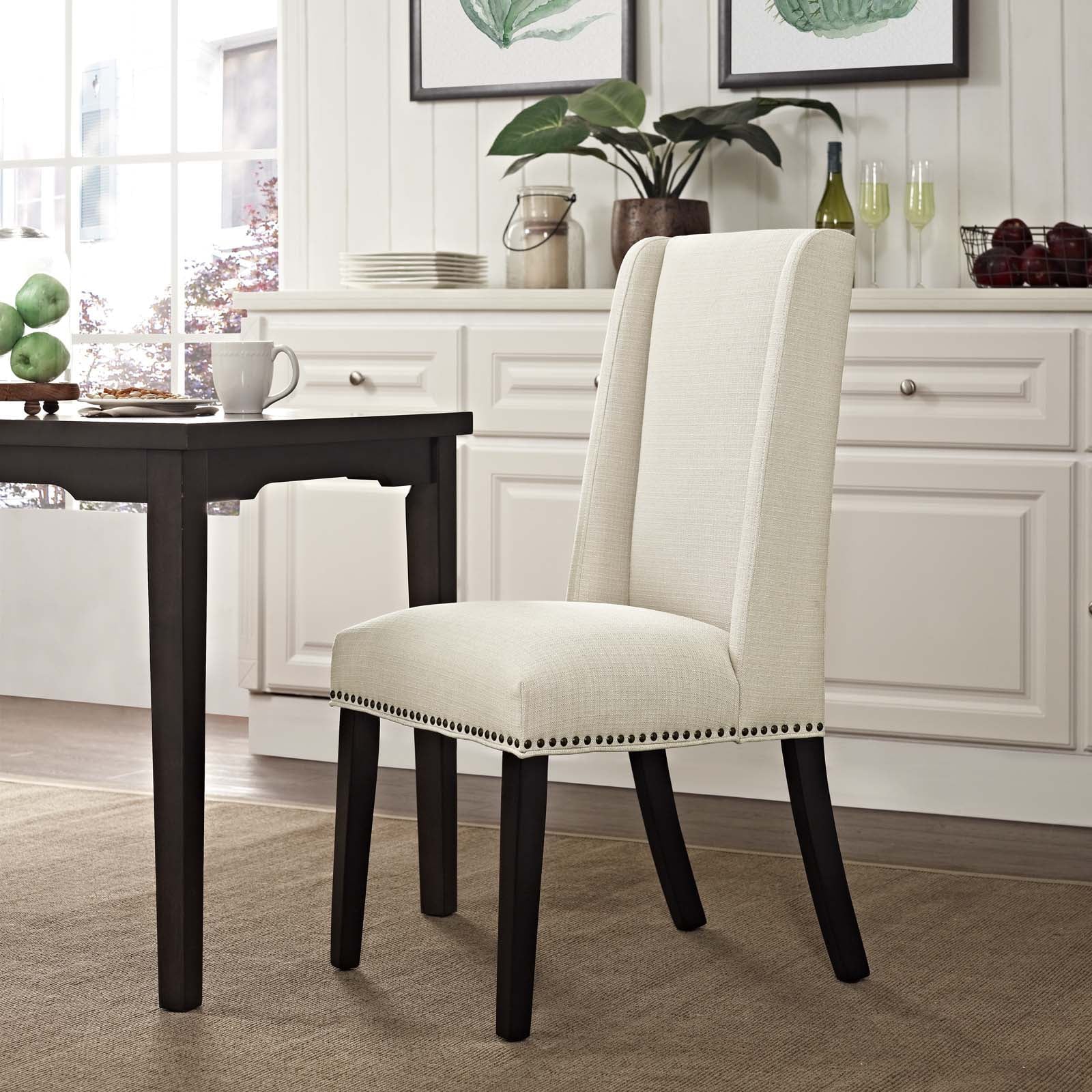 Modway Baron Upholstered Dining Side Chair， Multiple Colors