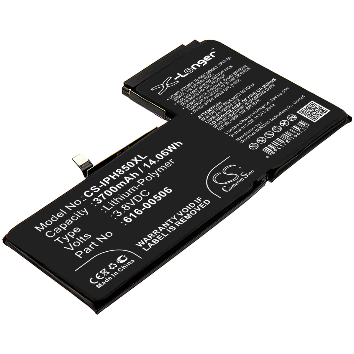 Apple A1921 A2014 A2100 A2101 A2102 A2103 3700mAh Replacement Battery BatteryClerkcom Mobile Phone