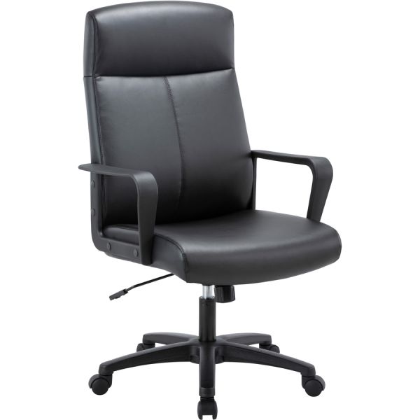 Lorell High-Back Bonded Leather Chair