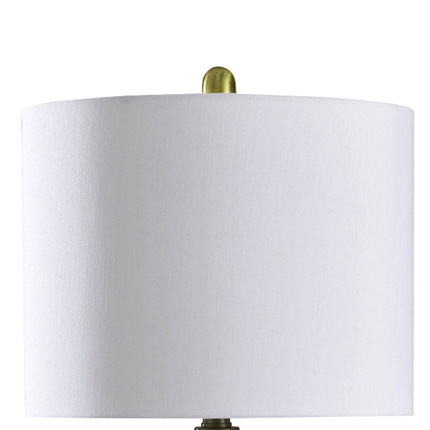 Shelly Table Lamp Cream Blue And Gold Geneva Stylecraft