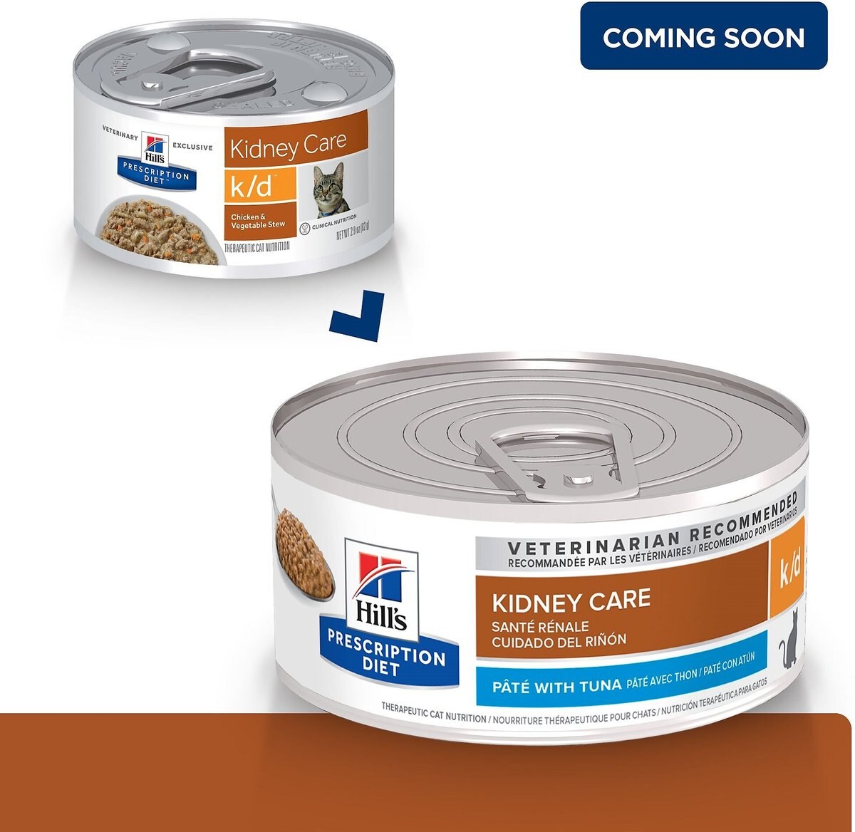 Hill's Prescription Diet k/d Kidney Care Pate with Tuna Wet Cat Food