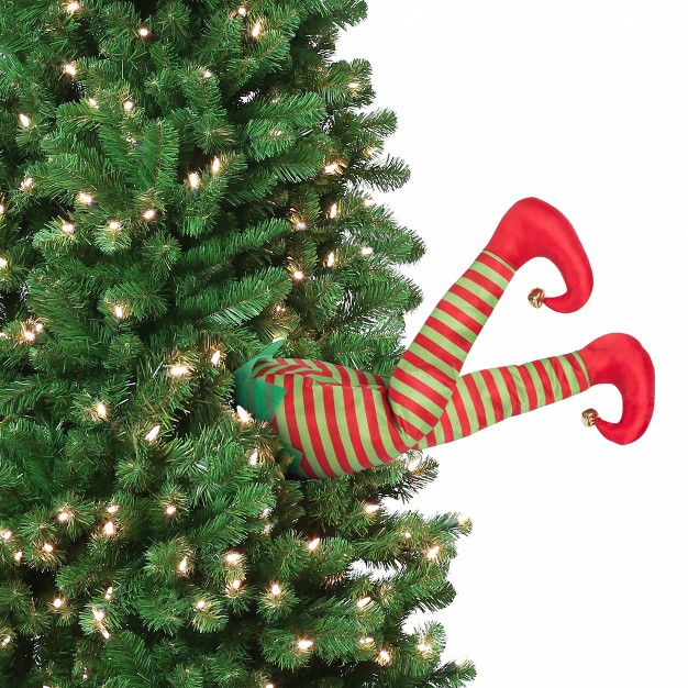 Animated Motion Activated Christmas Kickers Tree Decoration