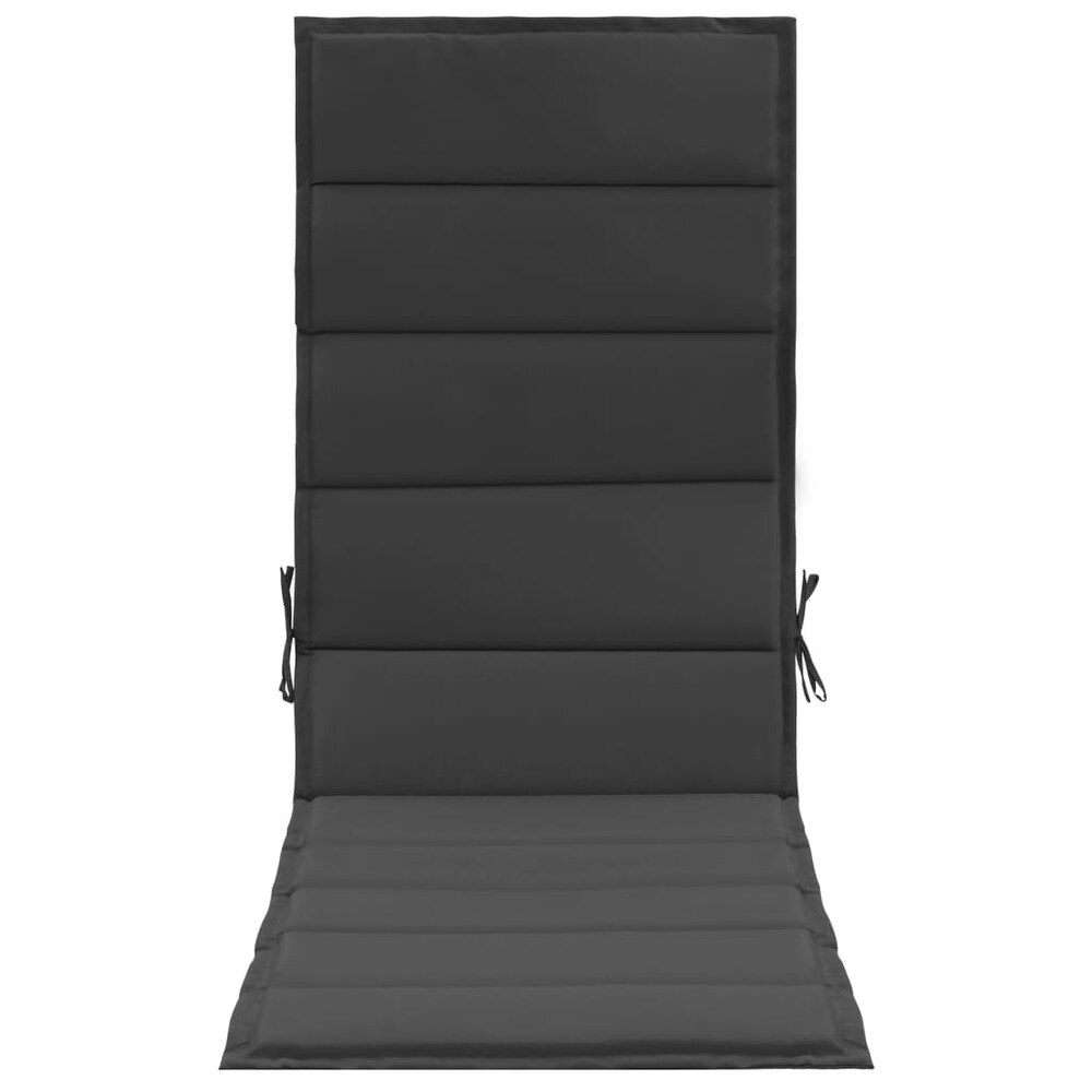 vidaXL Sunlounger Cushion Anthracite 74.8\