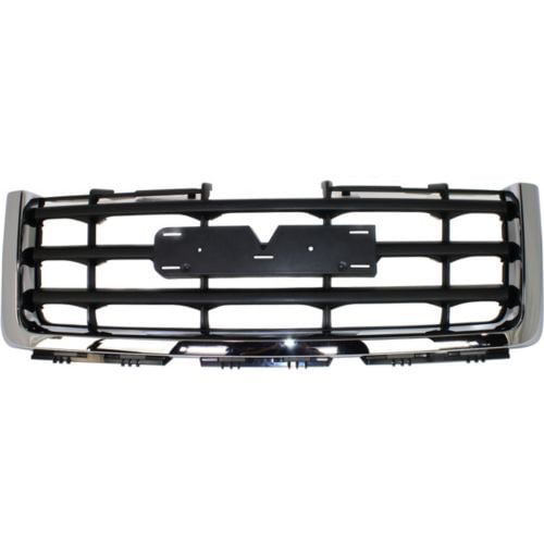 GO-PARTS Replacement for 2007 - 2013 GMC Sierra Grille Assembly 22761792 GM1200573 Replacement For GMC Sierra