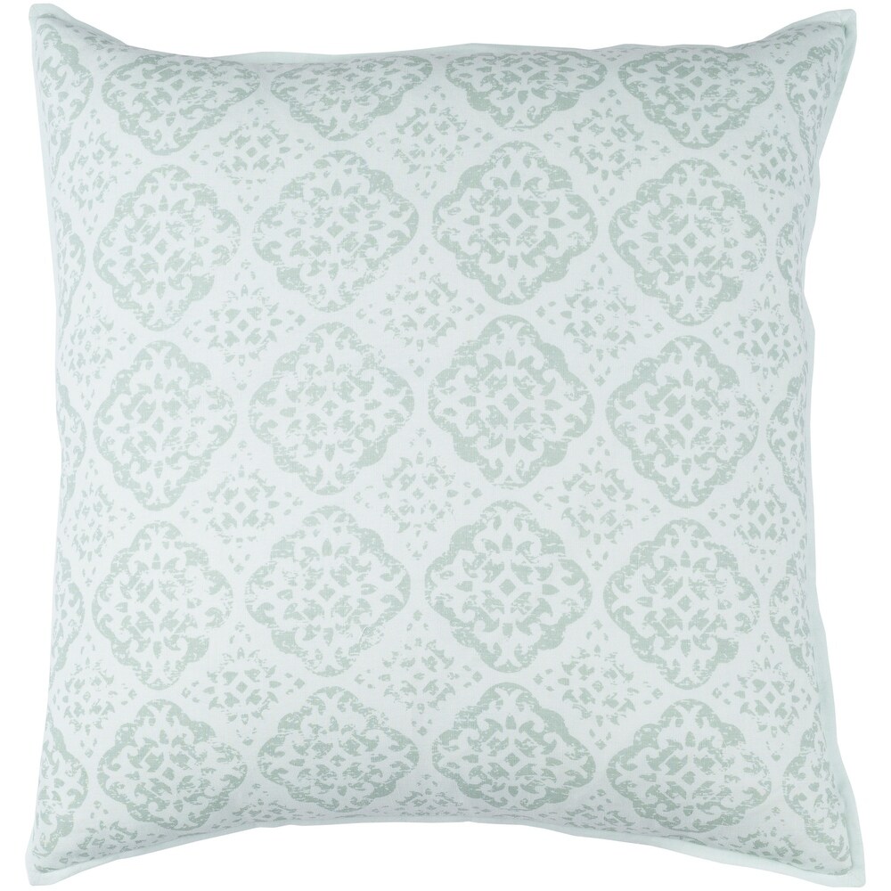 Artistic Weavers Decorative Villeurbanne Seafoam 20 inch Throw Pillow Cover