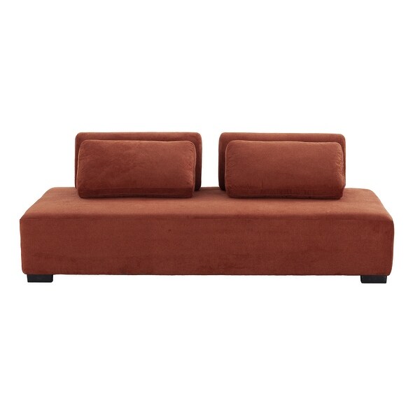 3-Seater Minimalist Modular Sofa Couch with Non-slip Back Cushions