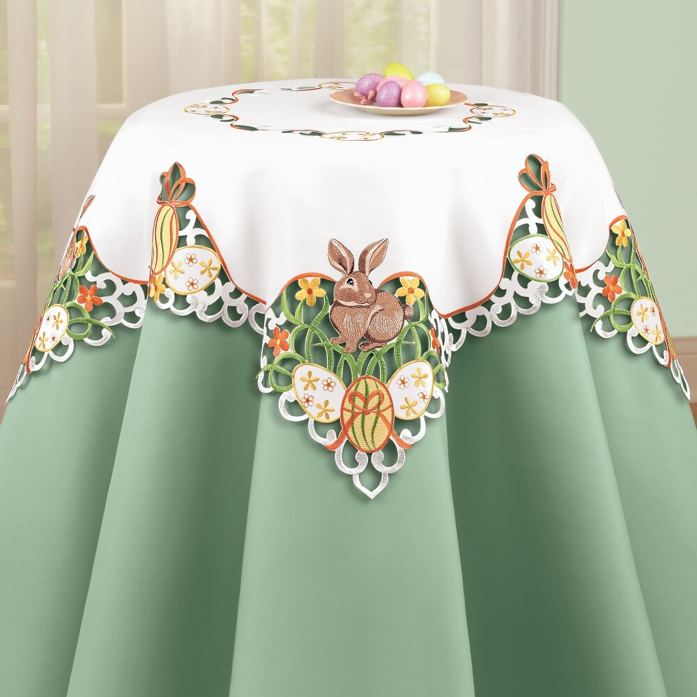 Easter Bunny and Eggs Table Linens