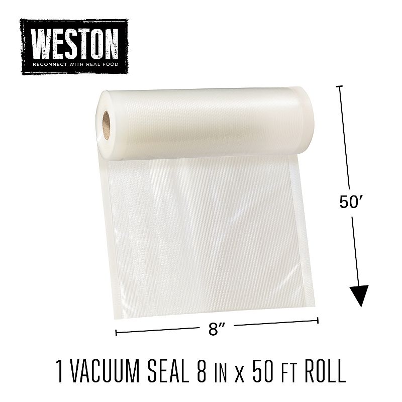 Weston 8 X 50' Vacuum Sealer Bag Roll