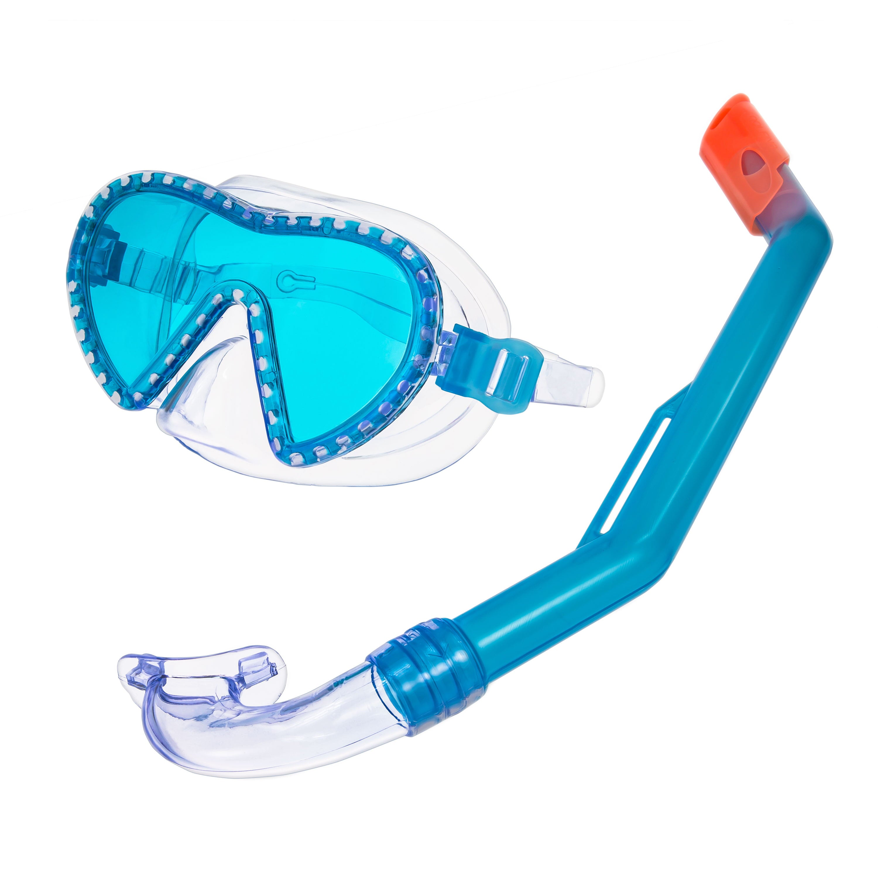 Dolfino Child Latex Free Swim Mask and Snorkel Set with Wideangle View