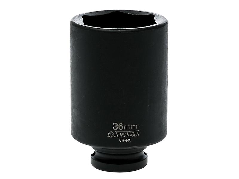 Teng Deep Impact Socket Hexagon 6 Point 1/2in Drive 36mm